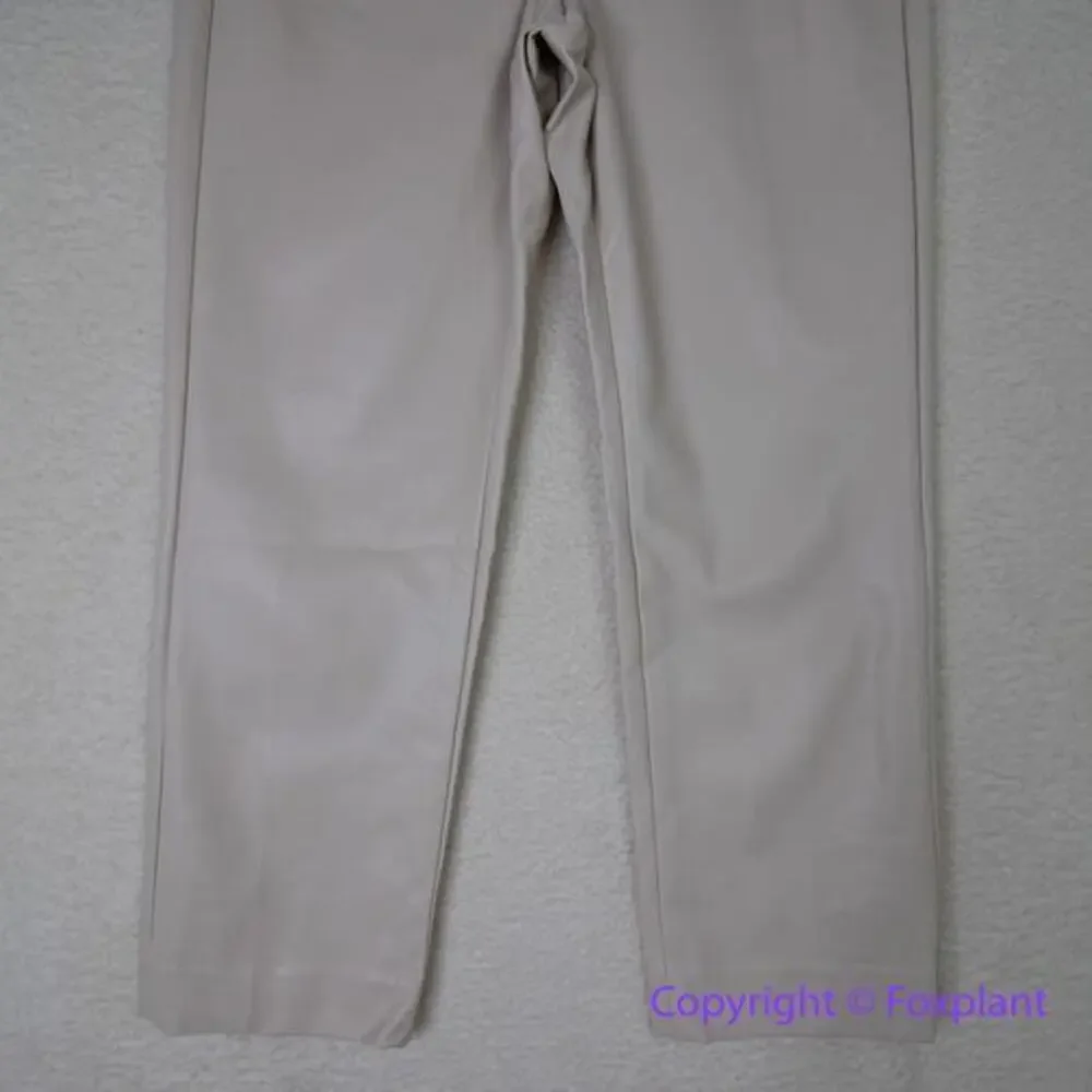 New!‎ J. Crew *Pen Mark* Kate straight-leg pant in faux leather, size 12